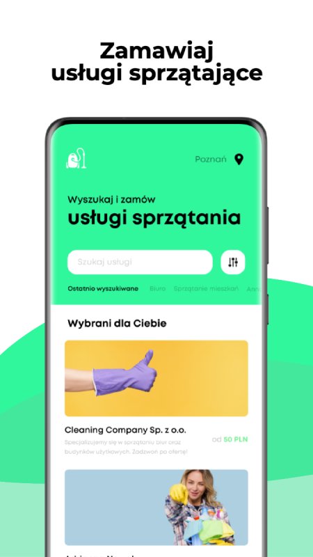 Cleanlo UBER dla usług sprzątających - 02 Cleanlo UBER dla usług sprzątających - 02
