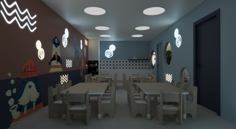 Nowoczesna sala zabaw dla dzieci - 01 Nowoczesna sala zabaw dla dzieci - 01