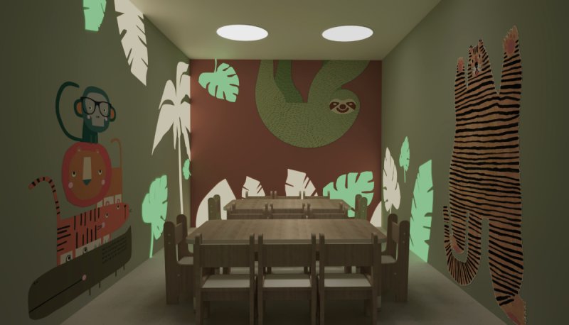 Nowoczesna sala zabaw dla dzieci - 03 Nowoczesna sala zabaw dla dzieci - 03