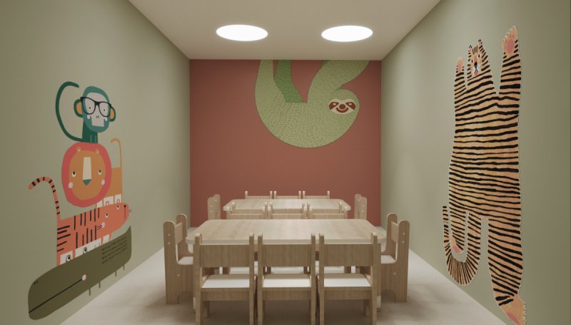 Nowoczesna sala zabaw dla dzieci - 04 Nowoczesna sala zabaw dla dzieci - 04