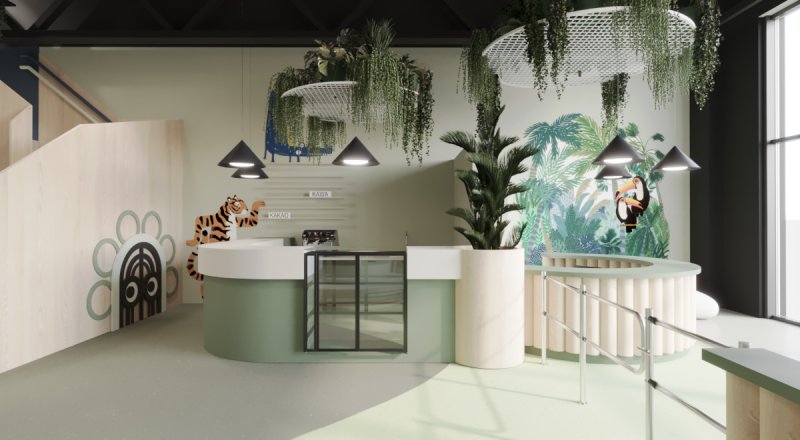 Nowoczesna sala zabaw dla dzieci - 06 Nowoczesna sala zabaw dla dzieci - 06