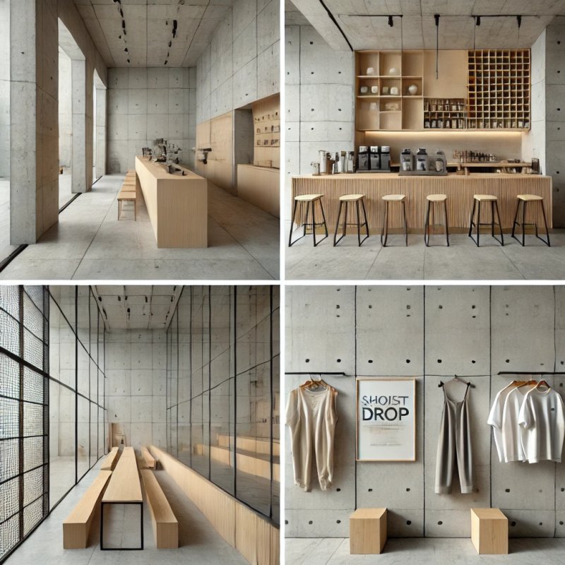 Designerska minimalistyczna kawiarnia Open Space - 01 Designerska minimalistyczna kawiarnia Open Space - 01