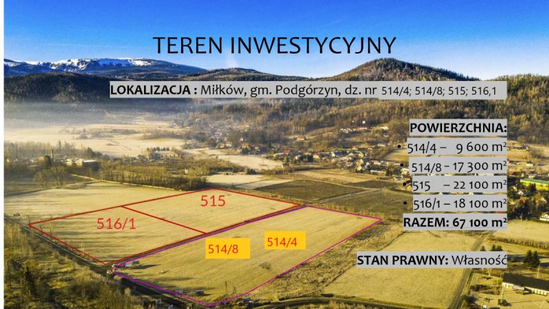 Na Sprzedaż! Grunt inwestycyjny z PNB Miłków