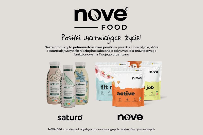 Innowacyjne produkty żywieniowe Novefood