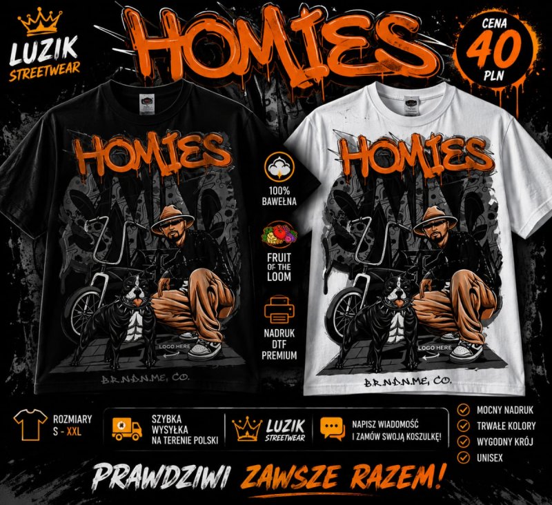 LUZIK STREETWEAR gotowy projekt marki szuka inwe - 07