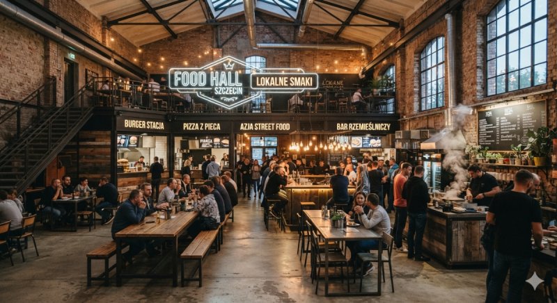 Inwestycja: Pierwszy Food Hall w Szczecinie